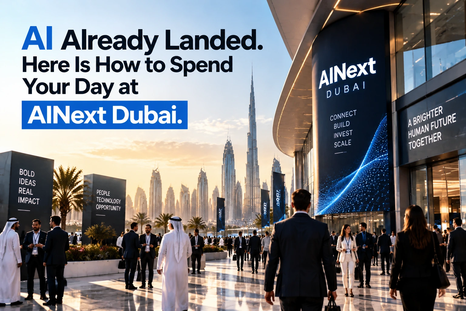 AI Already Landed. Here Is How to Spend Your Day at AINext Dubai.